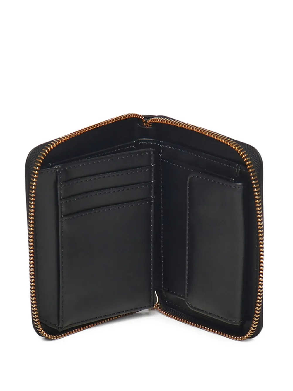 Love Moschino Portemonnee met hartplakkaat en rits Zwart