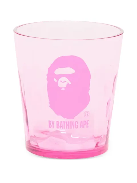 A BATHING APE® x Plakira Ape Head logo glass