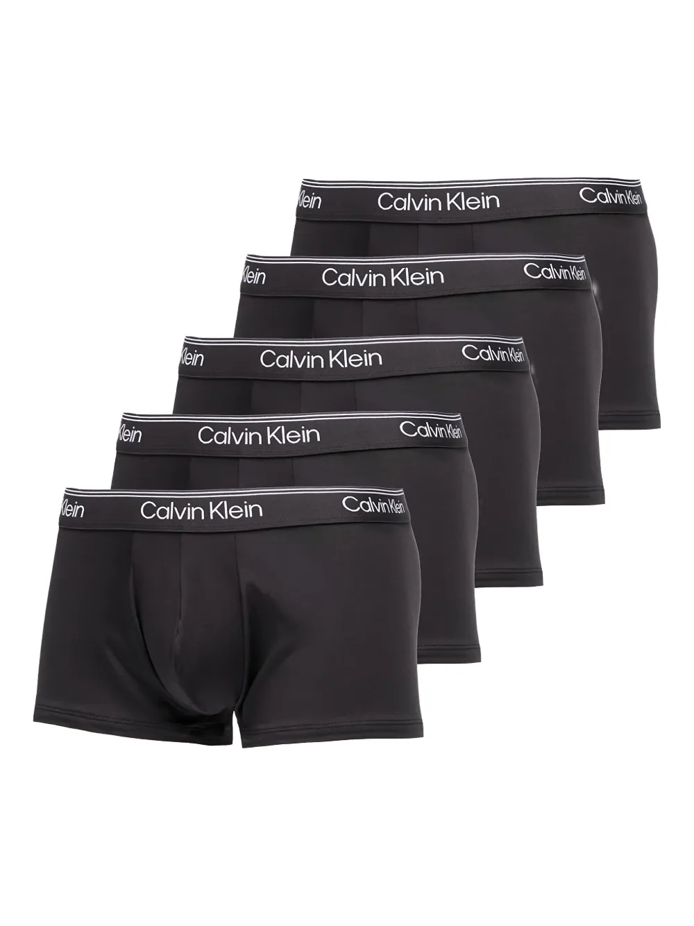 Calvin Klein Vijf low-waist boxershorts Zwart