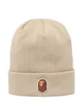 A BATHING APE® Ape Head beanie hat - Neutrals