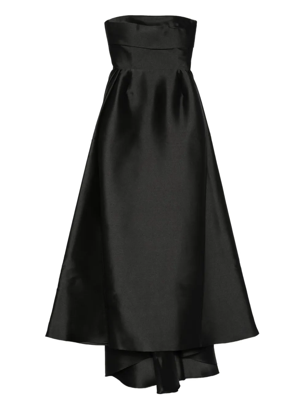 Solace London The Tiffany strapless maxi-jurk Zwart