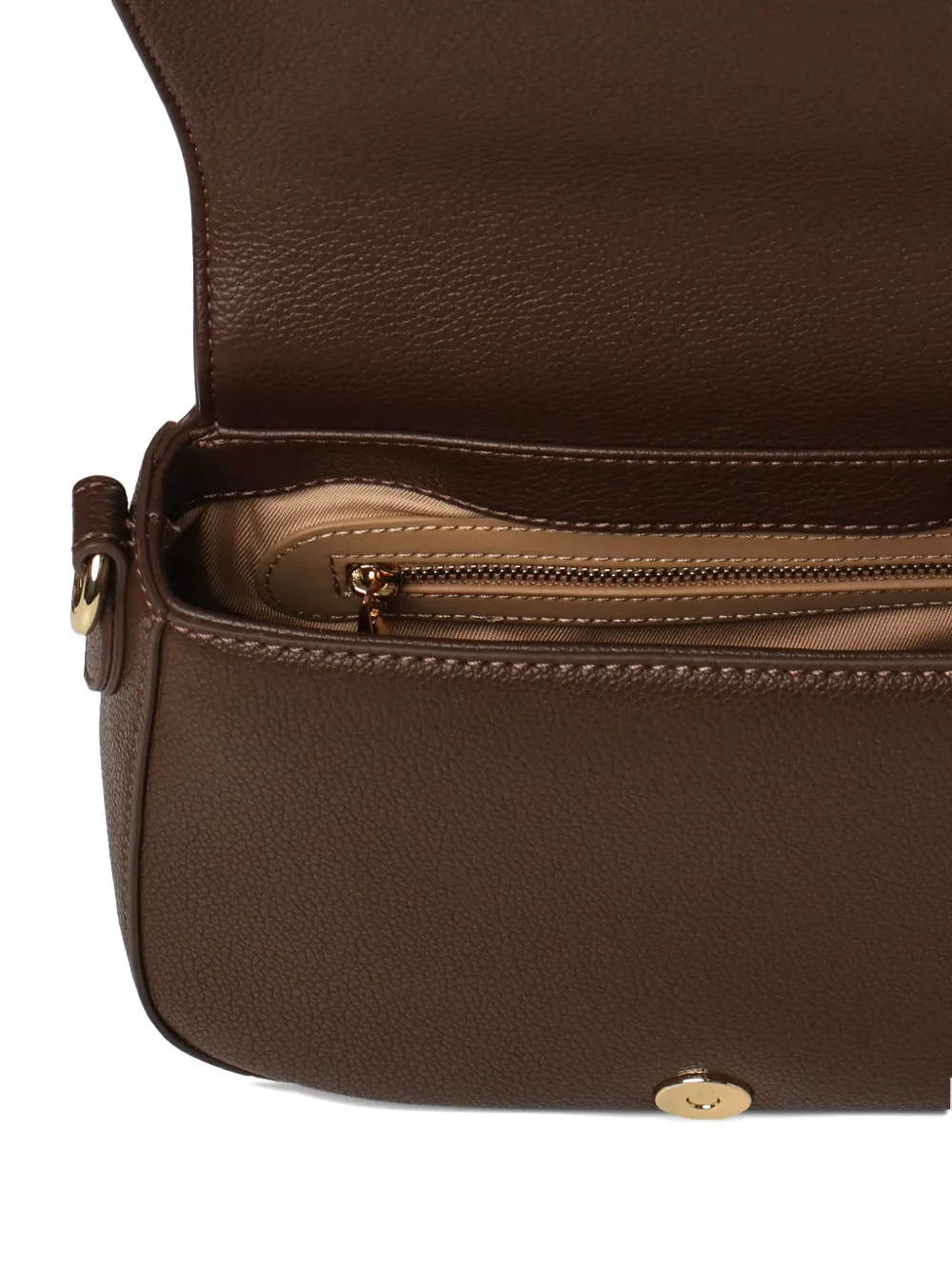 Love Moschino Shopper met logoplakkaat Bruin