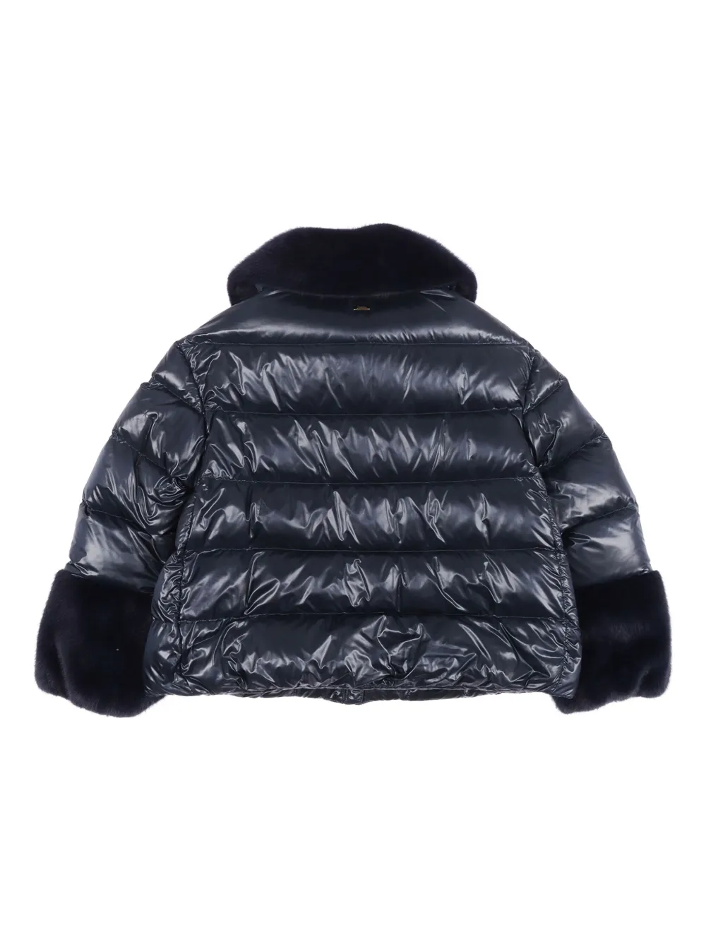 Herno Kids fur-trimmed puffer jacket | Girls Padded Jackets | Image 2