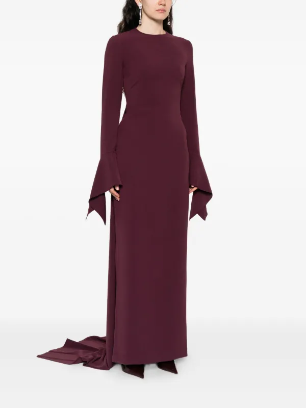 green emerald velvet dress Women Fit and flare Maxi dress 3198 – Xiaolizi main image 0