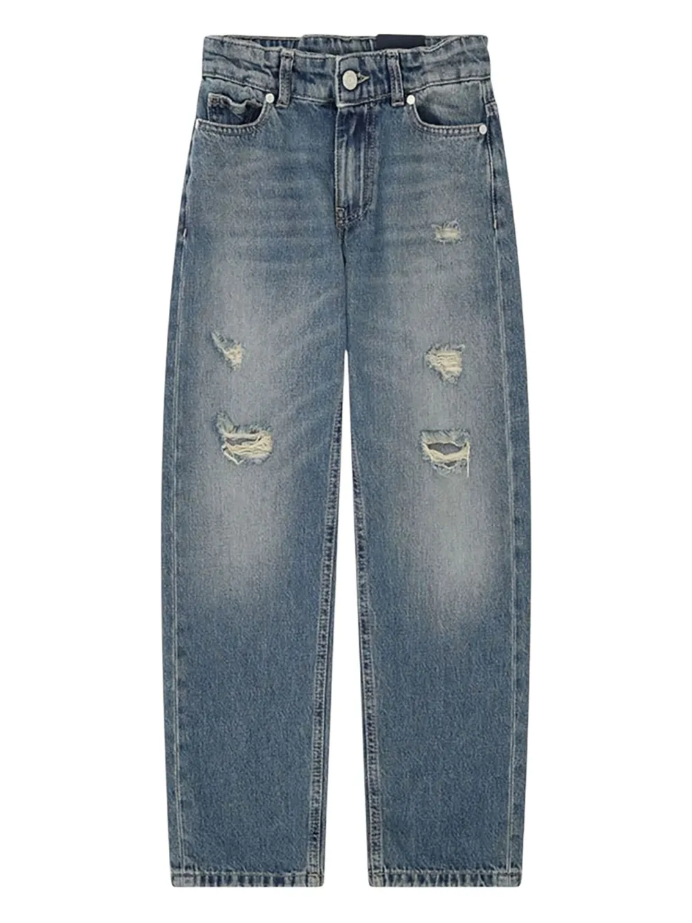 PLEASE KID distressed jeans - Blu