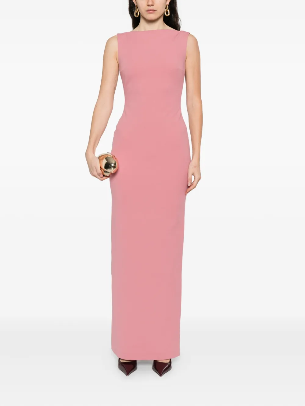 Solace London The Imogen maxi-jurk - Roze