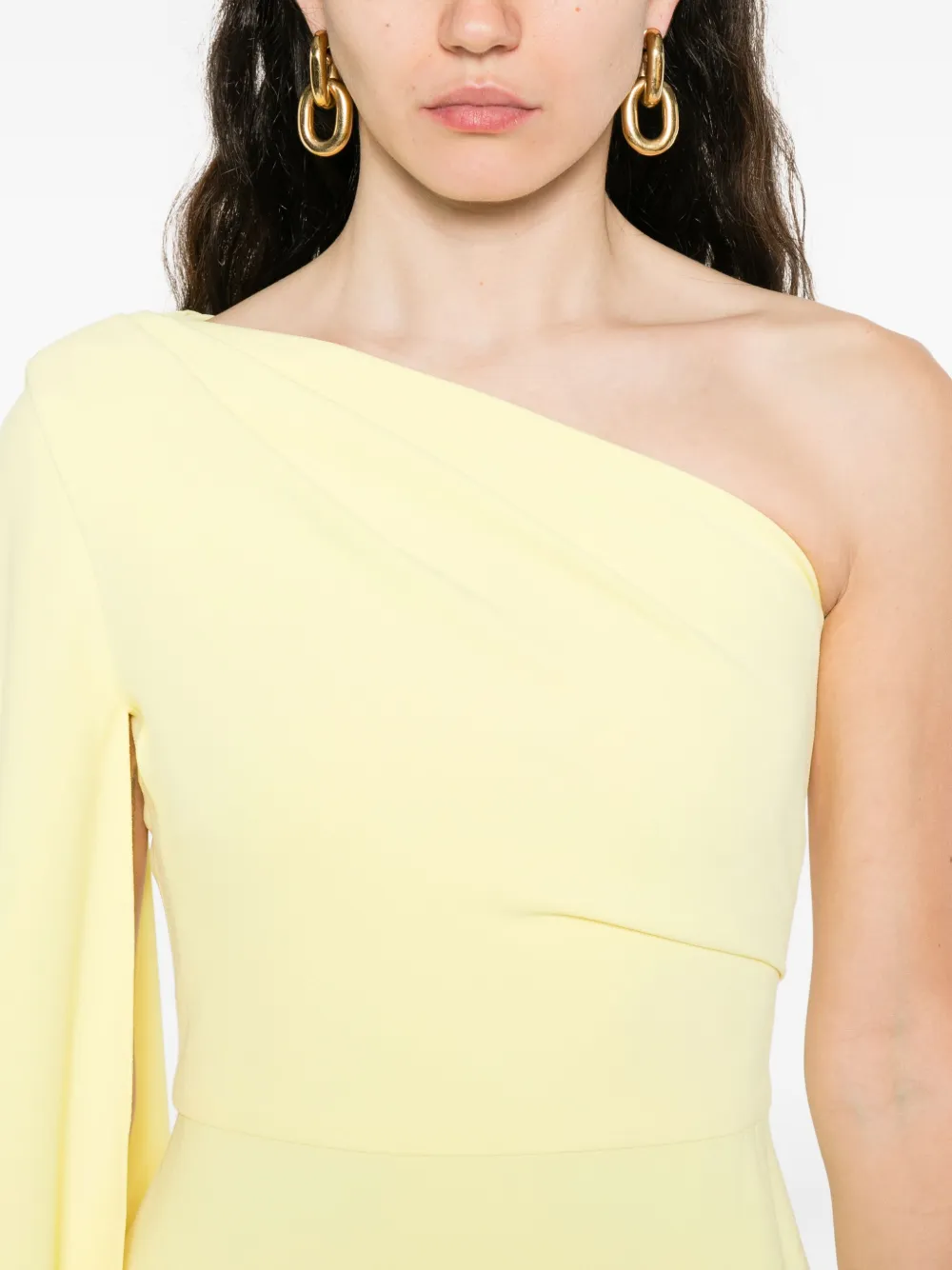 Solace London The Yazmin maxi-jurk Geel