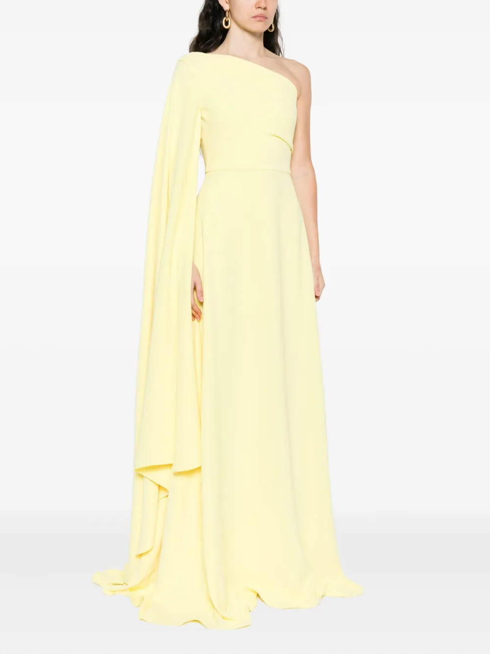 Solace London The Yazmin maxi-jurk Geel