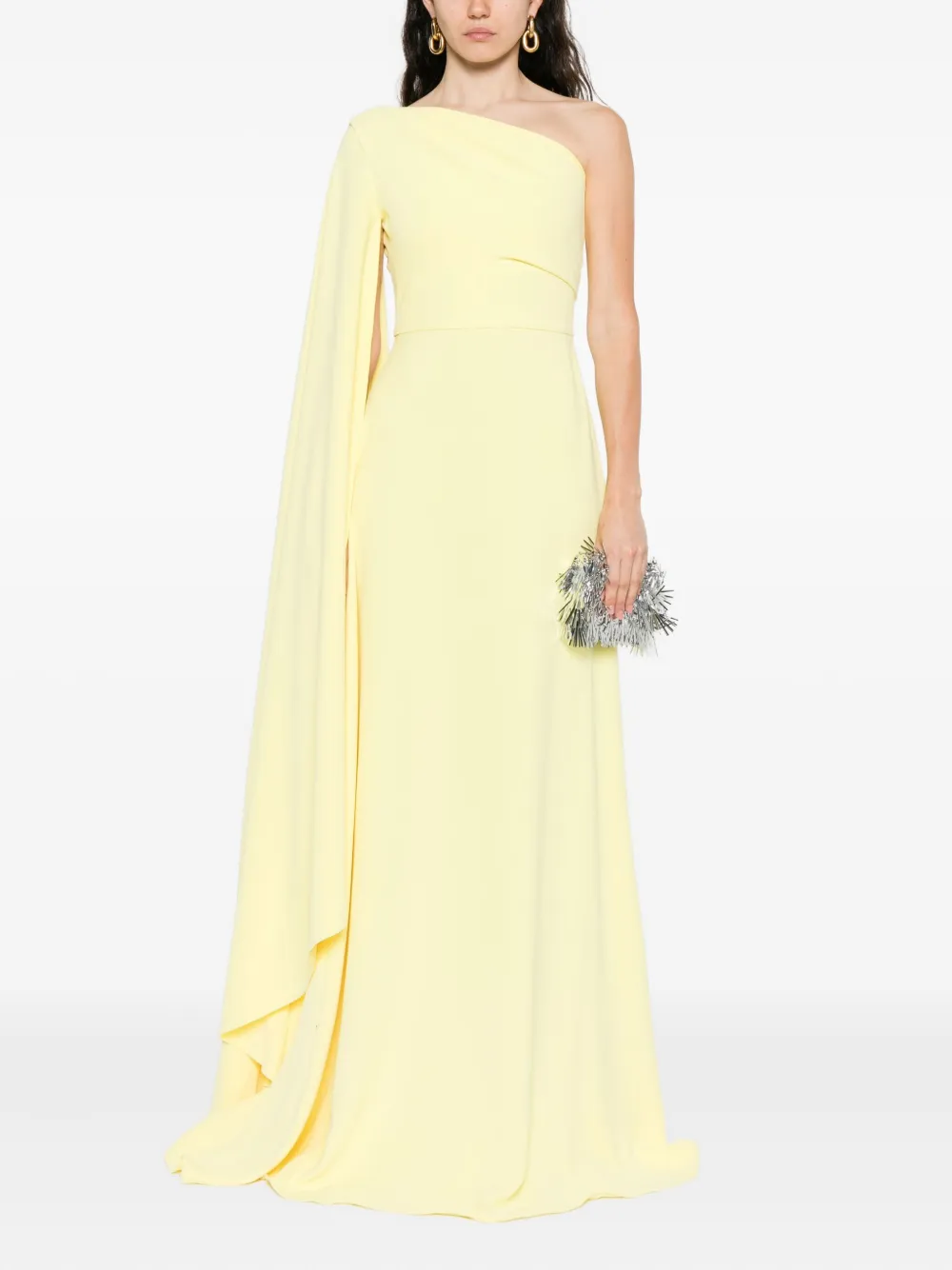 Solace London The Yazmin maxi-jurk - Geel