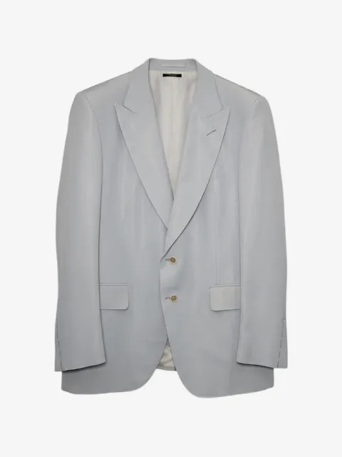 TOM FORD tailleur à revers crantés satinés