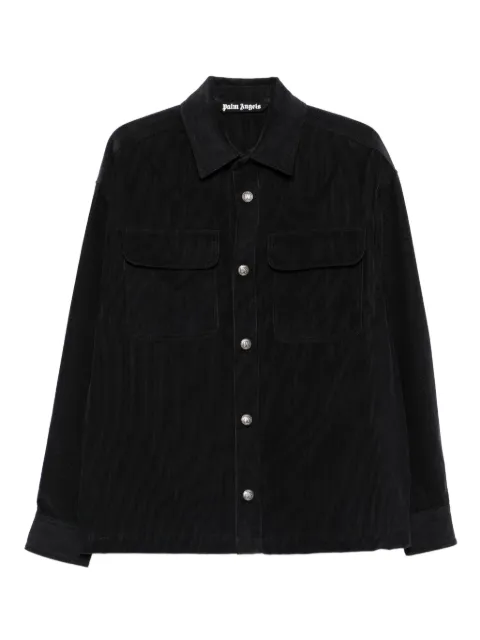 Palm Angels corduroy button-fastening overshirt