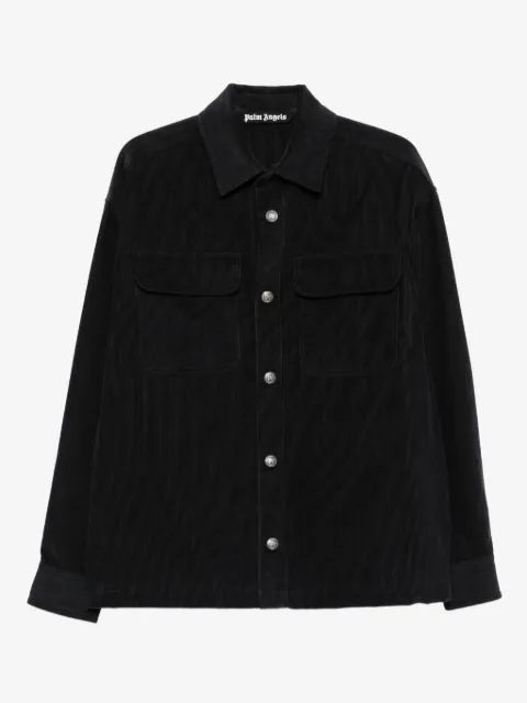 Palm Angels corduroy button-fastening overshirt