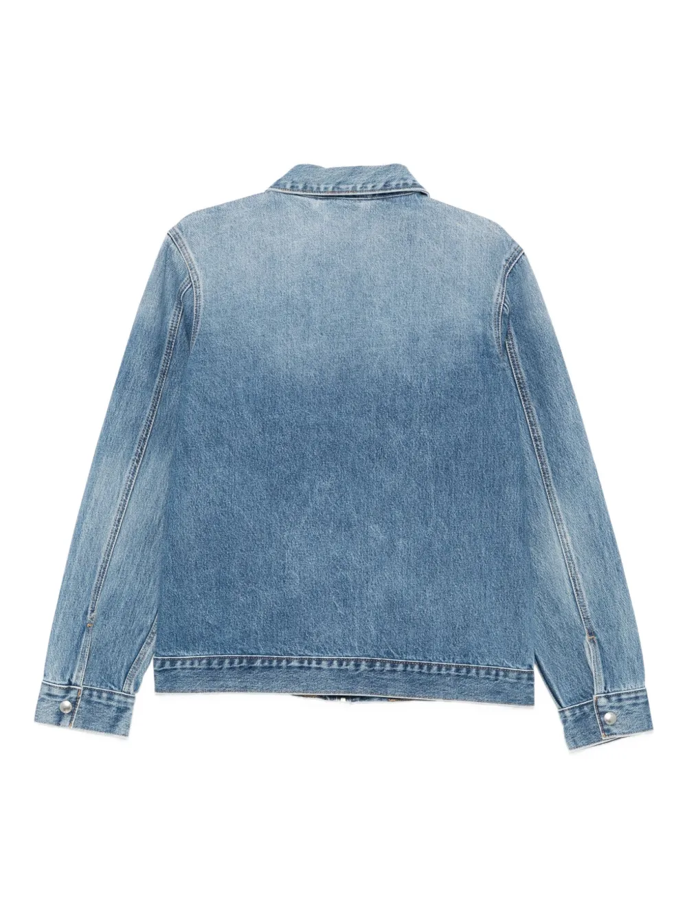 7 For All Mankind Denim jack Blauw