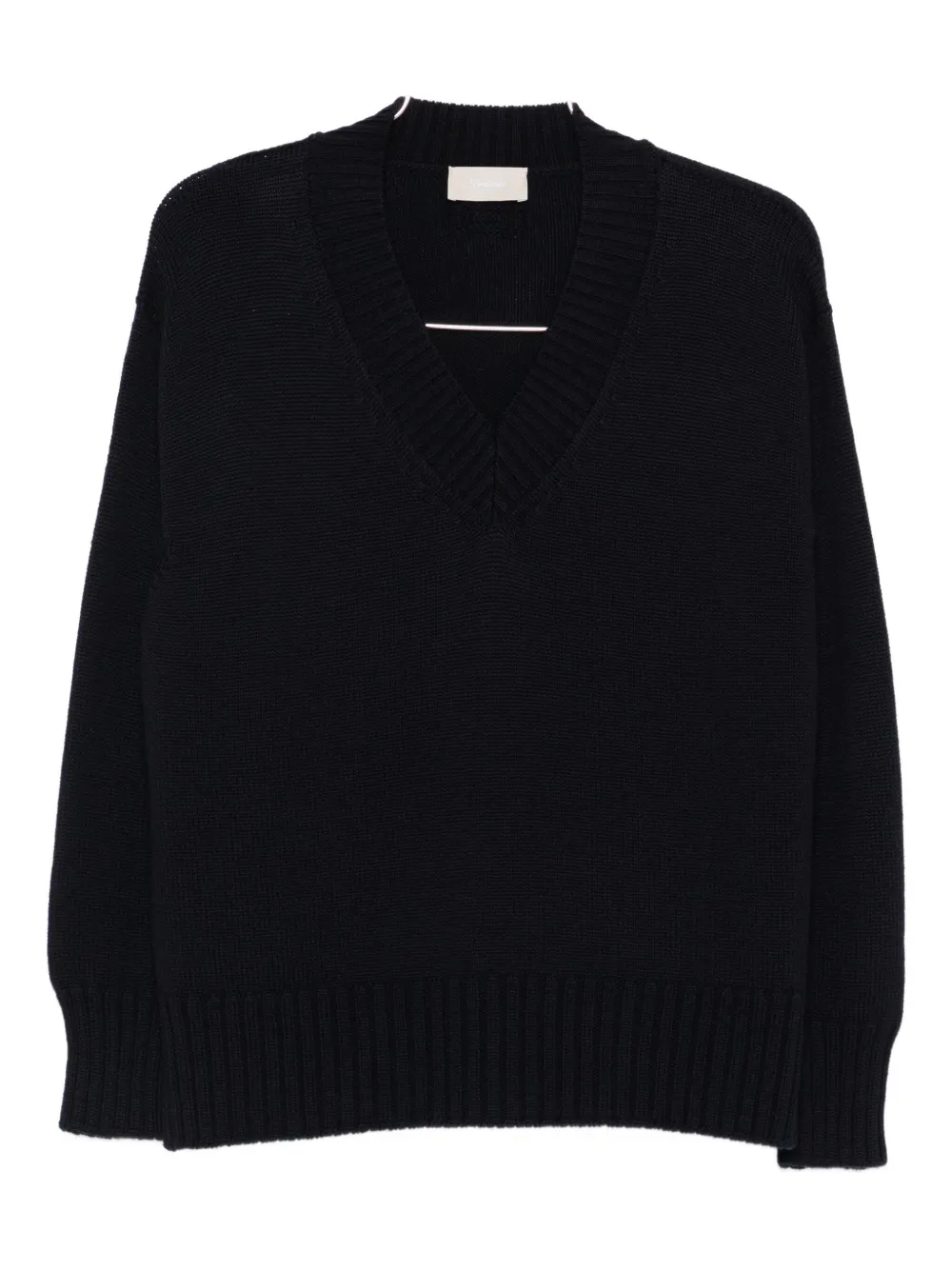 Drumohr Sweater met V-hals Blauw