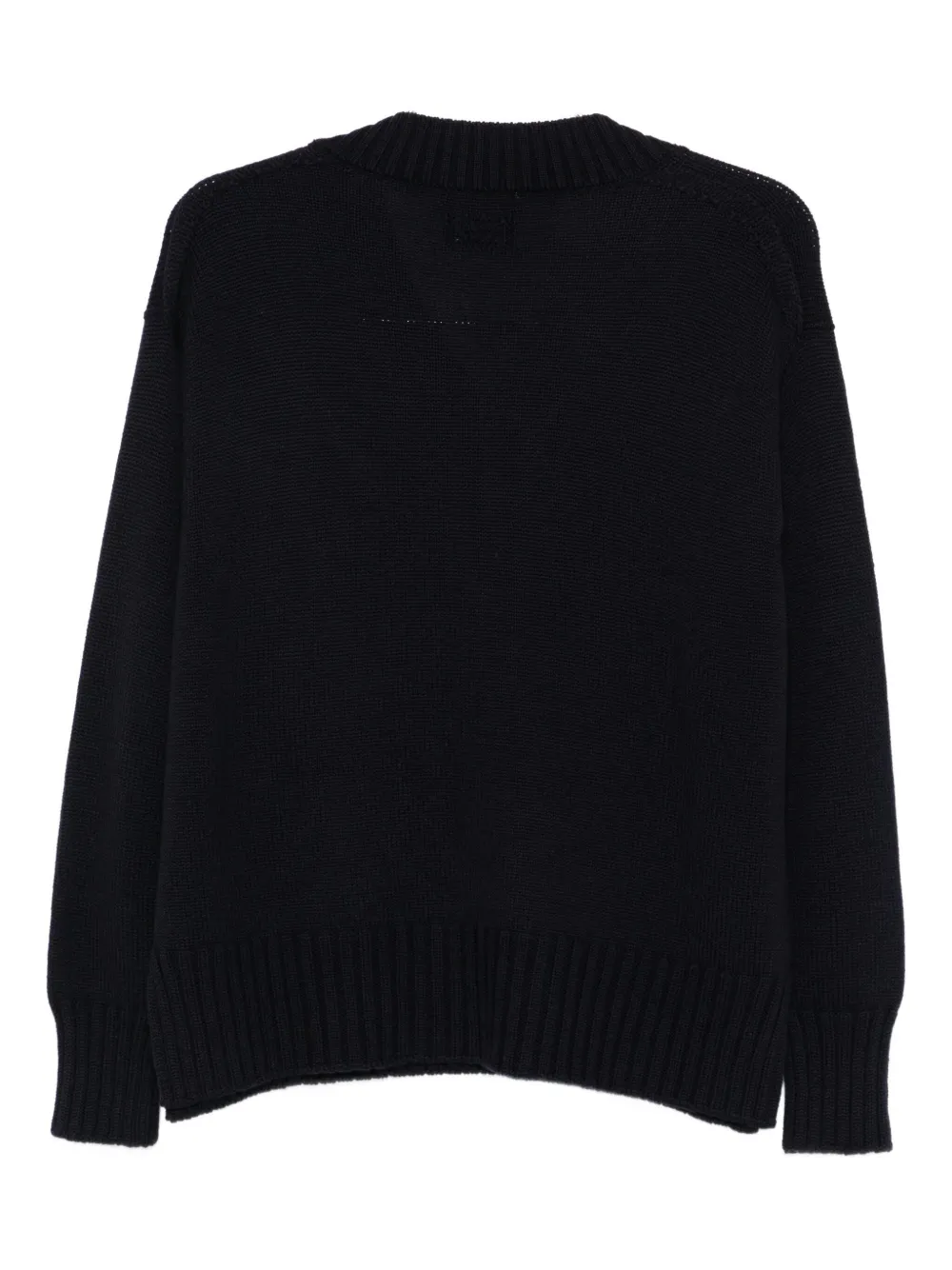 Drumohr Sweater met V-hals Blauw