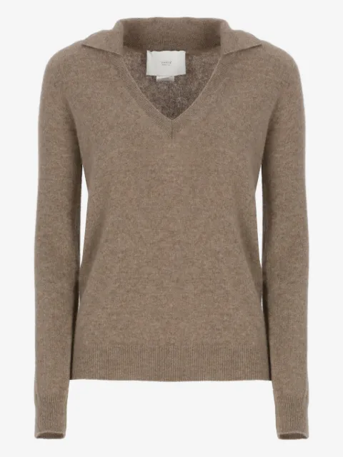 Vanisè V-neck collared polo shirt