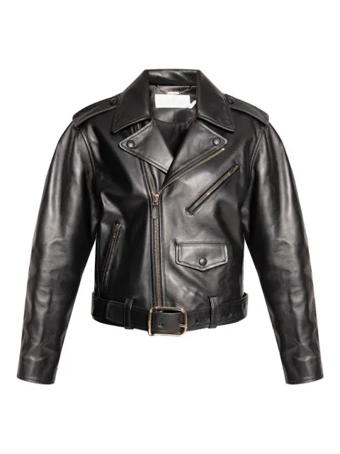 Chloé leather biker jacket