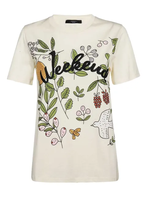Weekend Max Mara floral-print cotton T-shirt