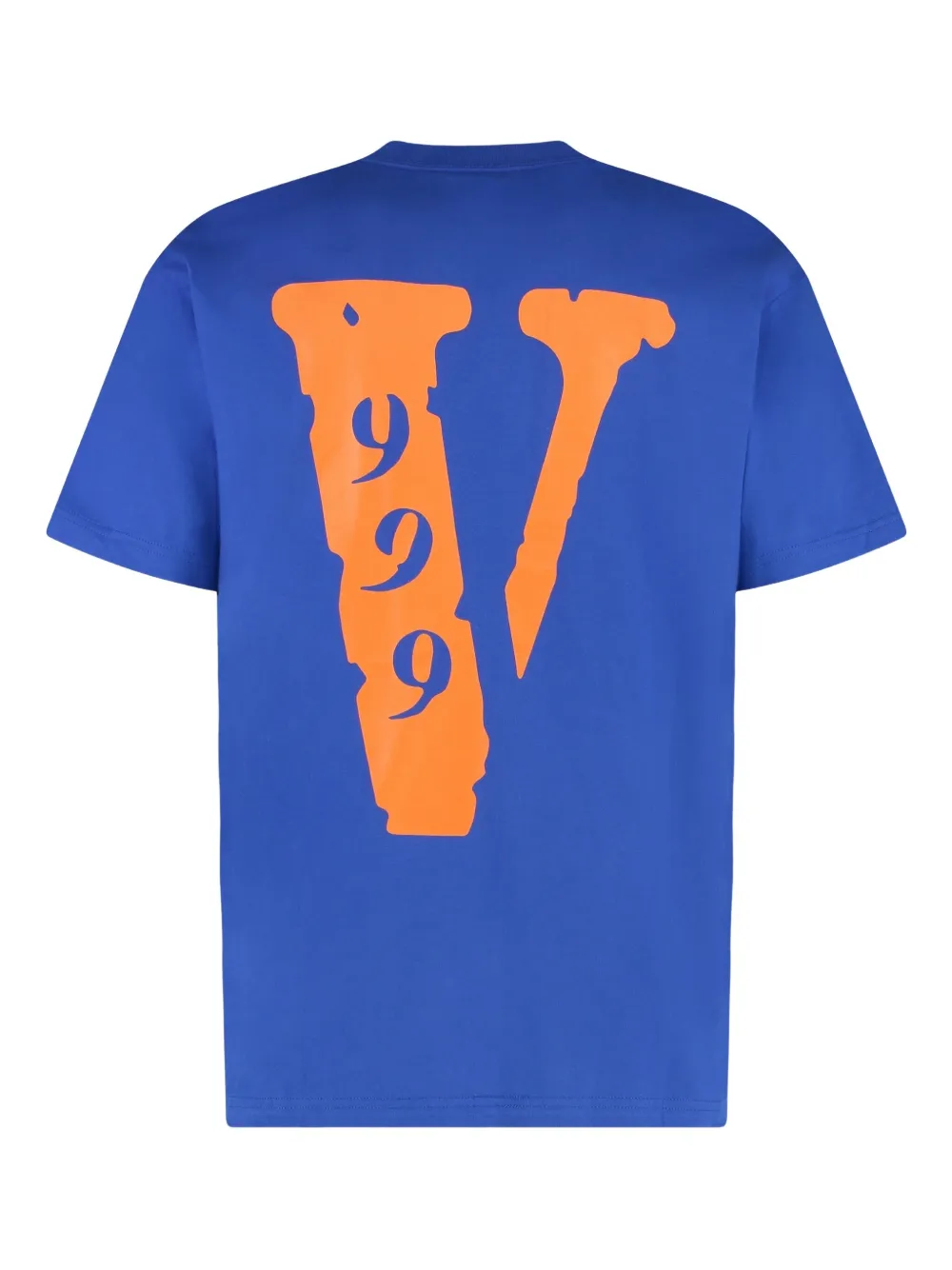 Vlone crew-neck back-print T-shirt - Blauw