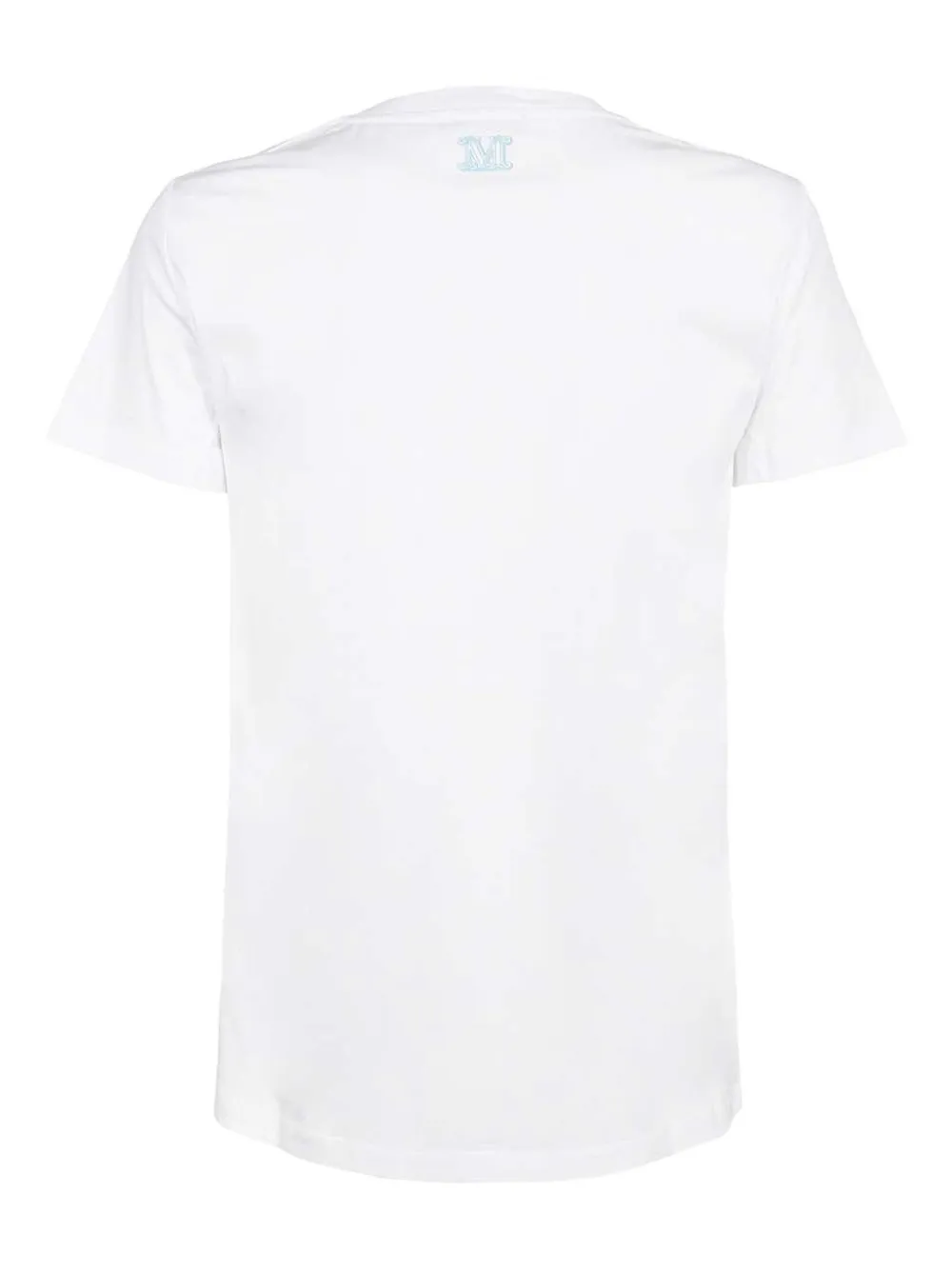 Max Mara embroidered beach-scene T-shirt Wit