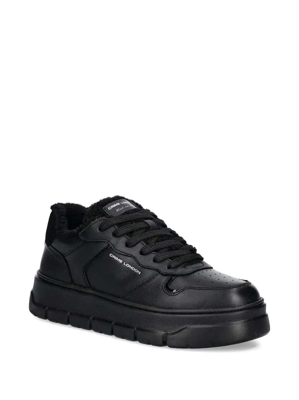 Crime London Magnetic lace-up fastening sneakers - Zwart