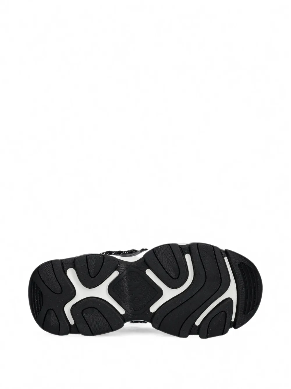 Michael Kors Atlas cord leather and mesh trainer Zwart
