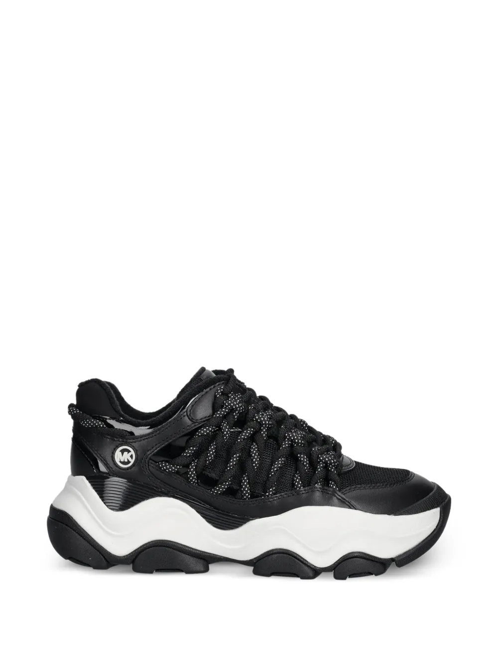 Michael Michael Kors Atlas cord leather and mesh trainer