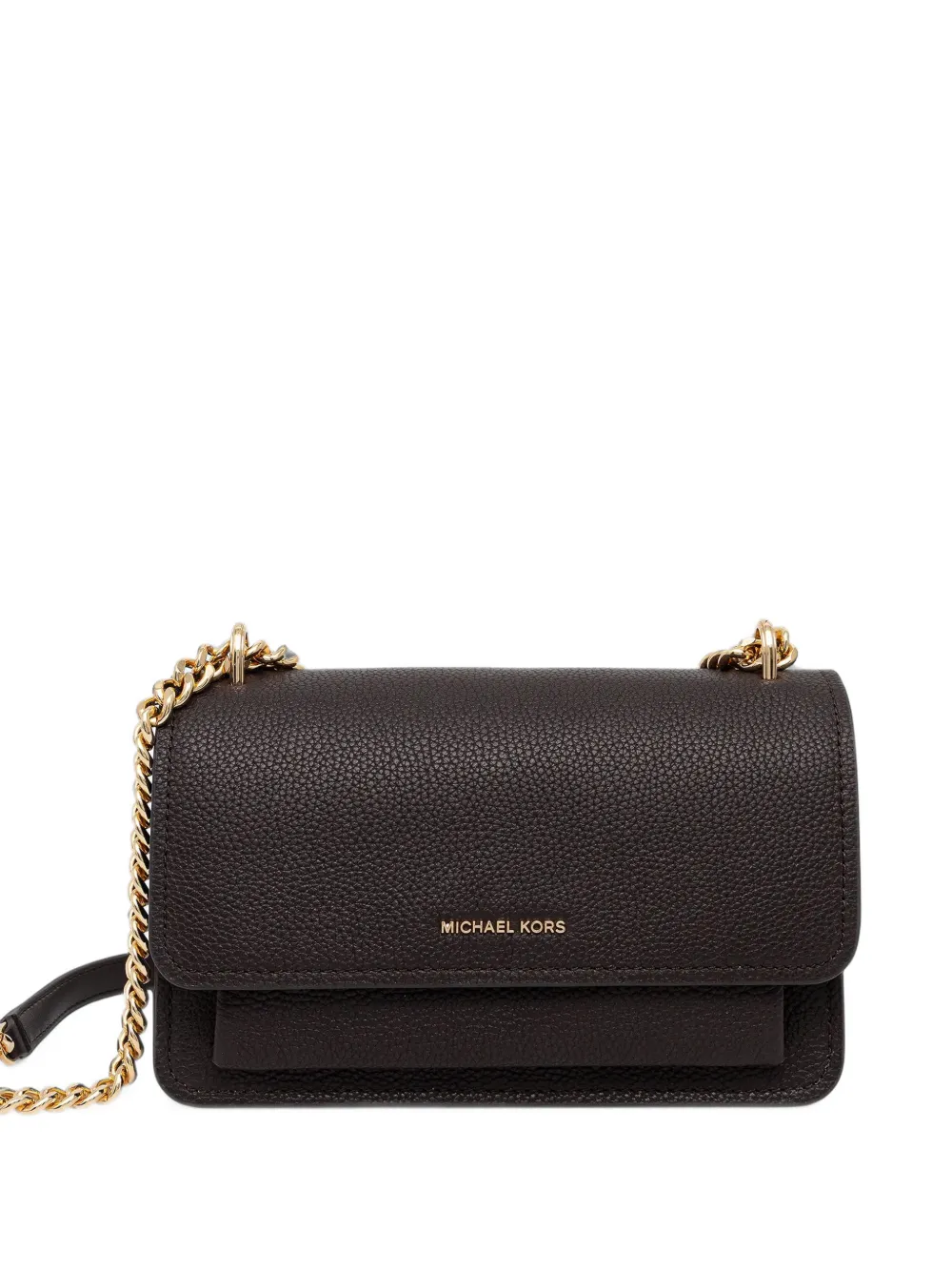 Michael Michael Kors pebbled leather shoulder bag - Marrone