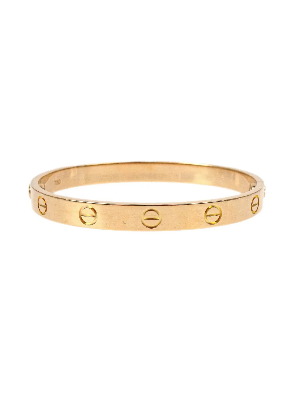 Cartier 1990-2000s 18Kローズゴールド Love ブレスレット - ゴールドトーン Cartier 1990-2000s 18Kローズゴールド Love ブレスレット - ゴールドトーン