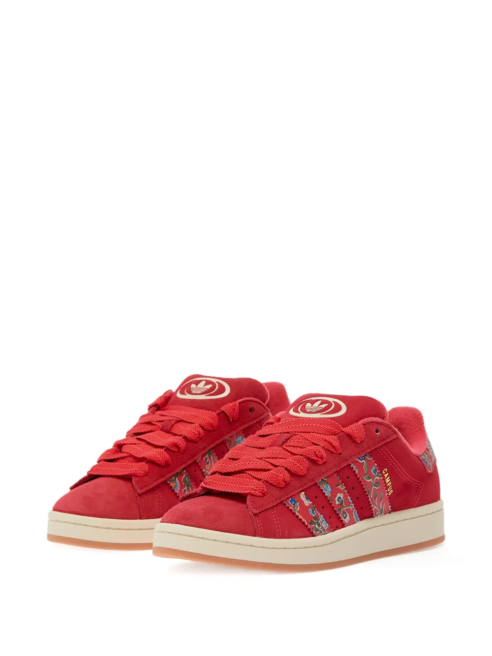Adidas x Liberty London Campus 00s floral-pattern low-top sneakers - Rood