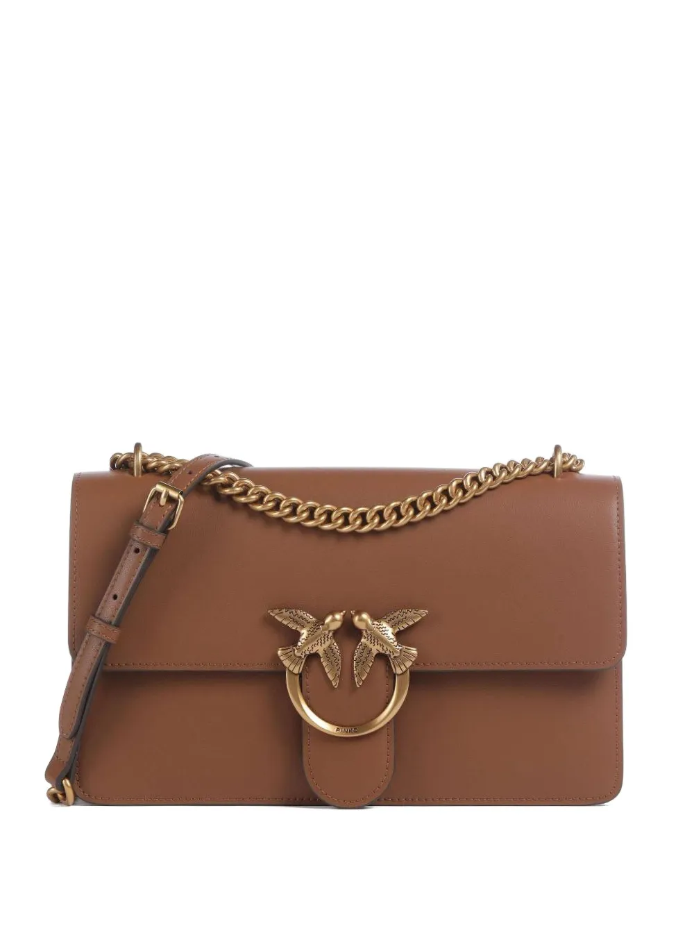 PINKO Classic Love One crossbody bag - ブラウン PINKO Classic Love One crossbody bag - ブラウン