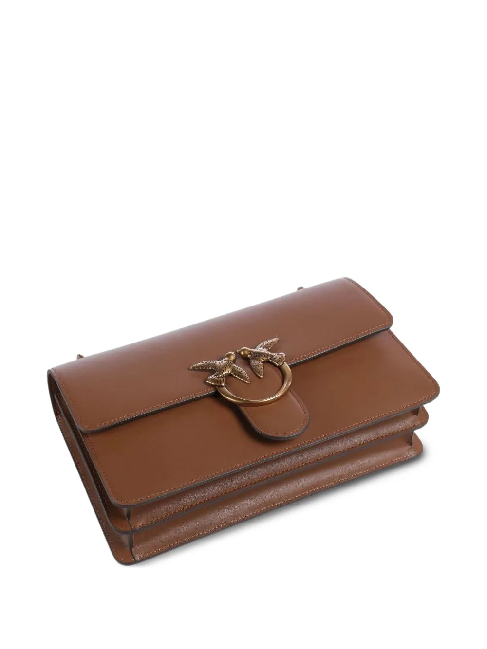 PINKO Classic Love One crossbodytas Bruin