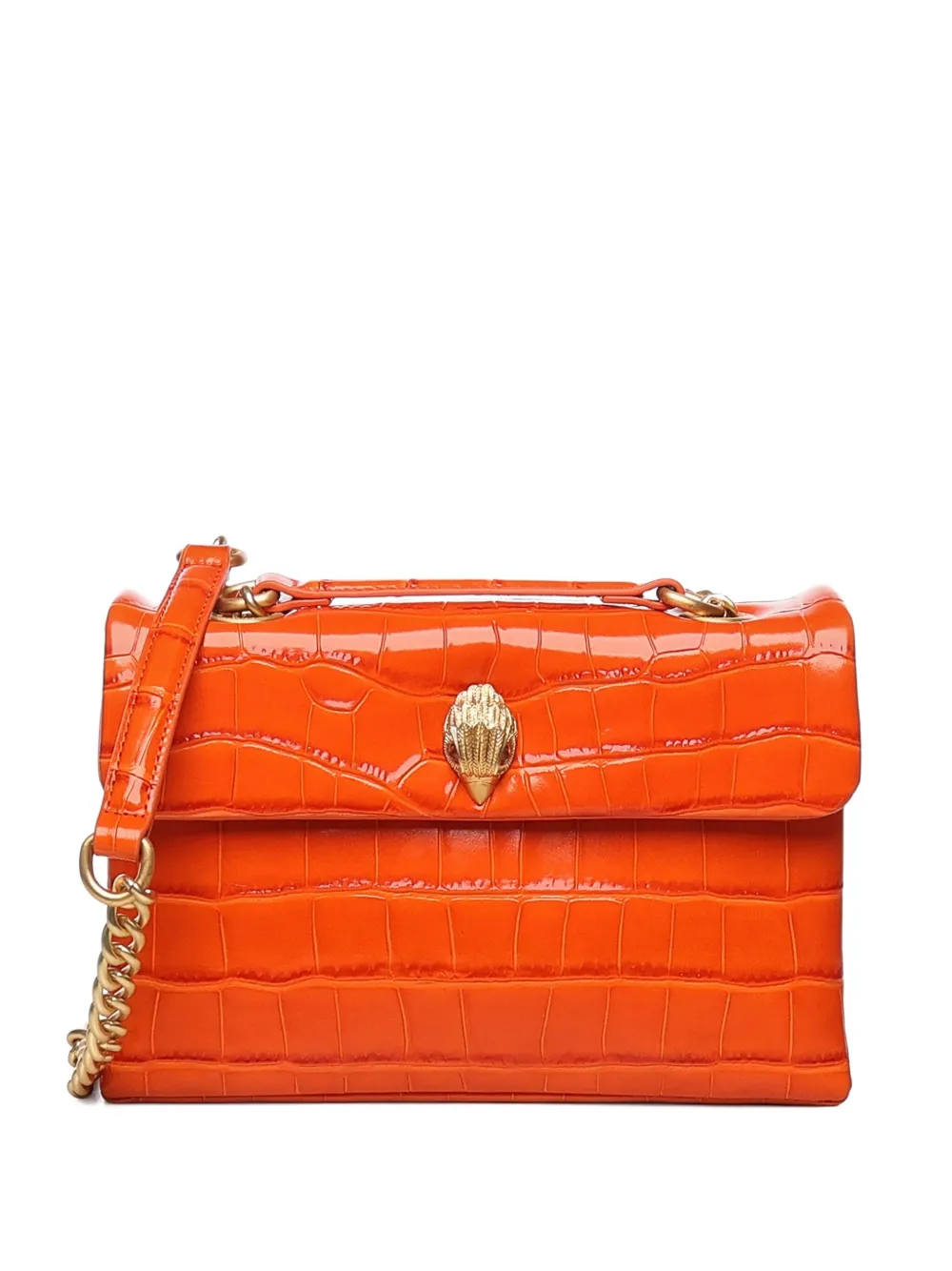 Kurt Geiger London embossed shoulder bag | Orange | Image 1