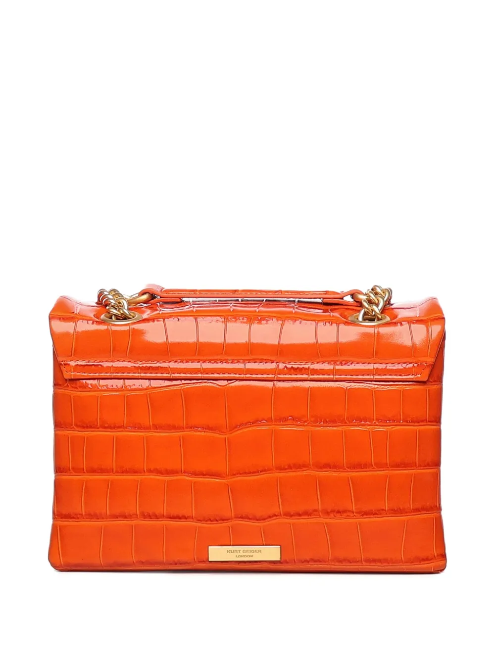 Kurt Geiger London embossed shoulder bag - Oranje