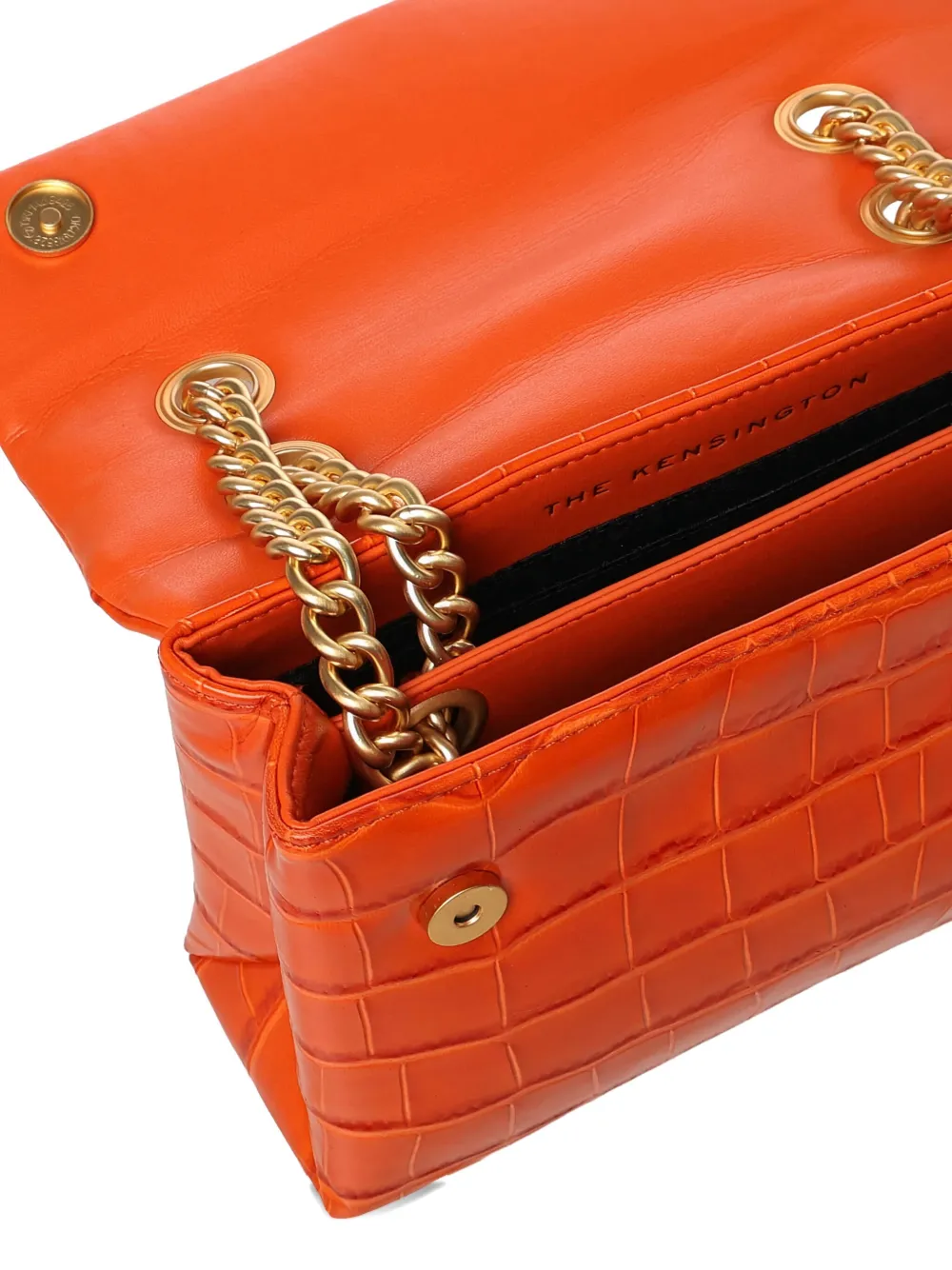 Kurt Geiger London embossed shoulder bag Oranje