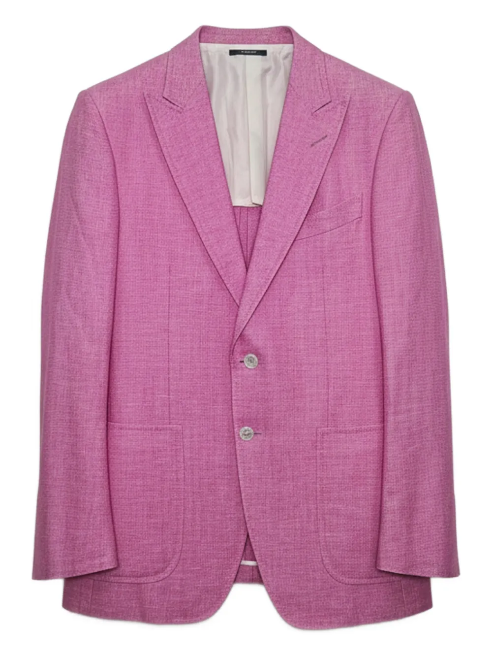 TOM FORD blazer con solapas de pico | rosado | Image 1