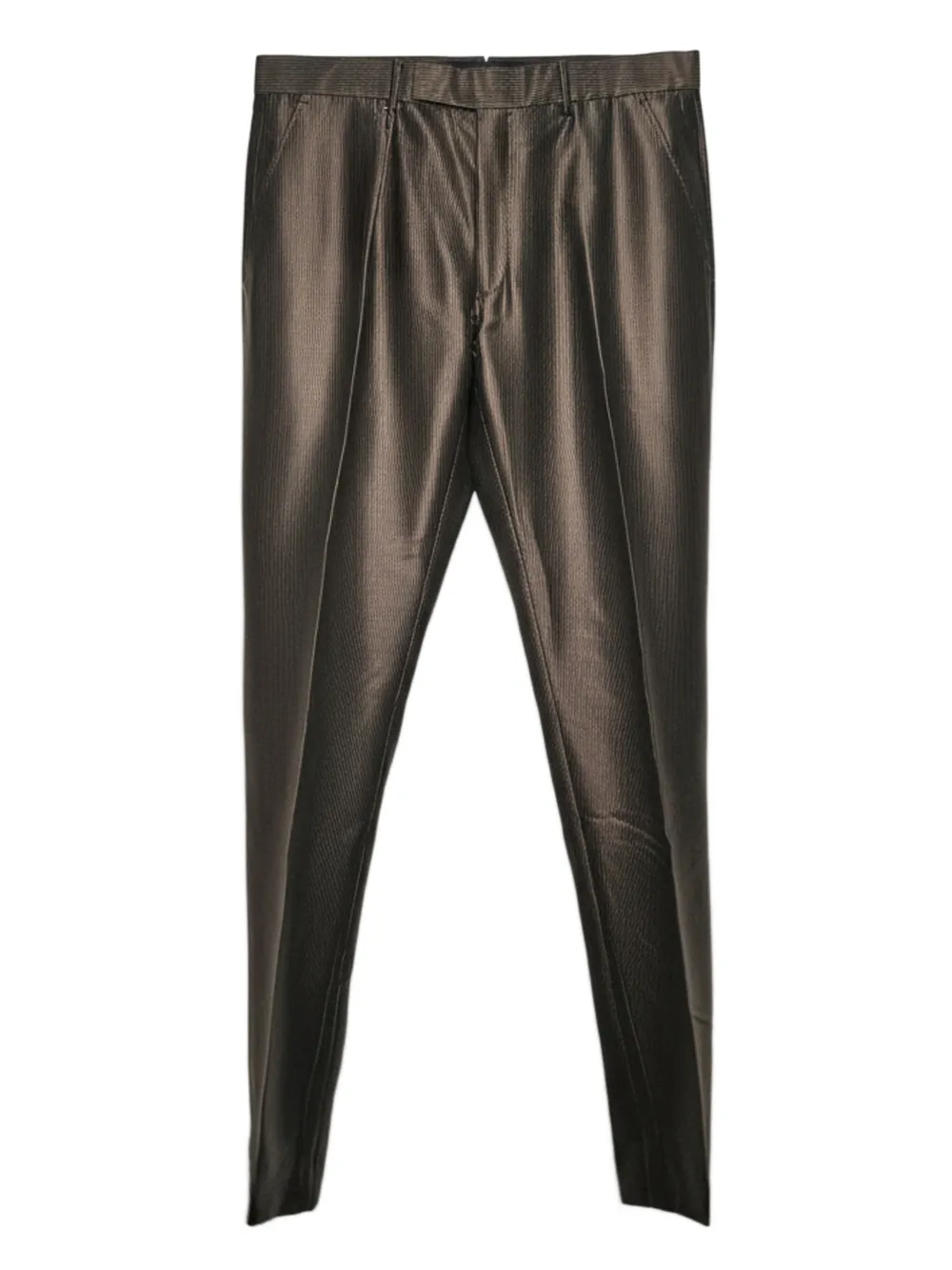TOM FORD pantalon à design côtelé | vert | Image 1