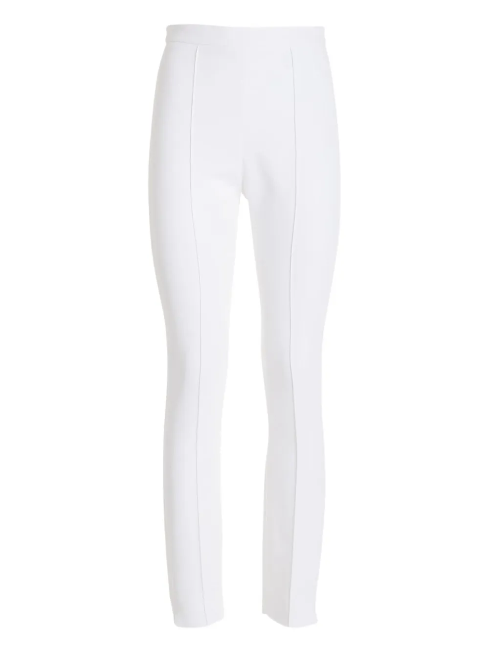 Roberto Cavalli Broek met logoplakkaat en naaddetail Wit