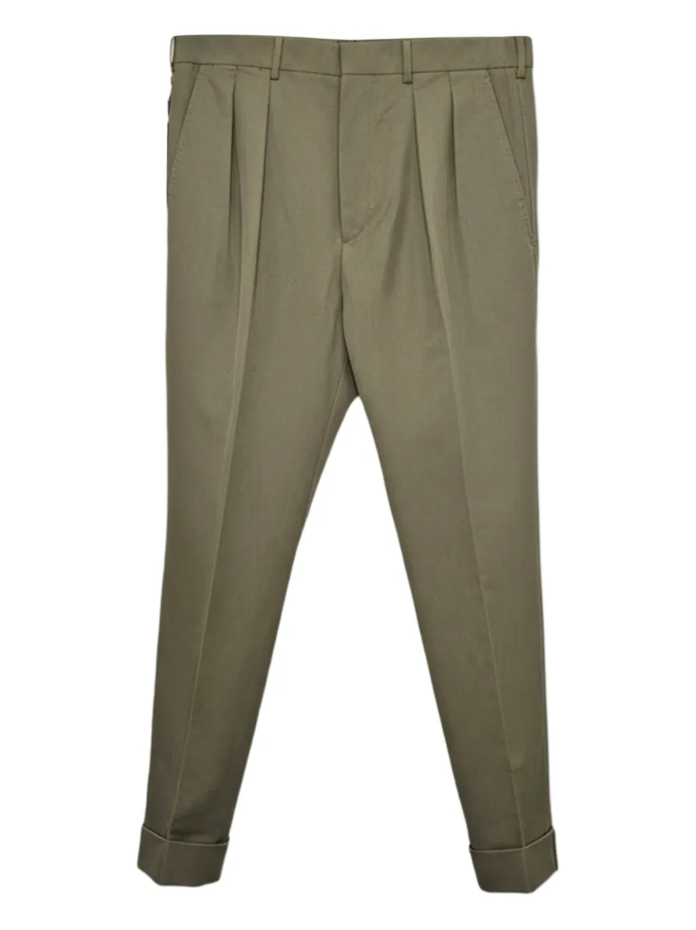 TOM FORD pleated tailored trousers | Green | Image 1