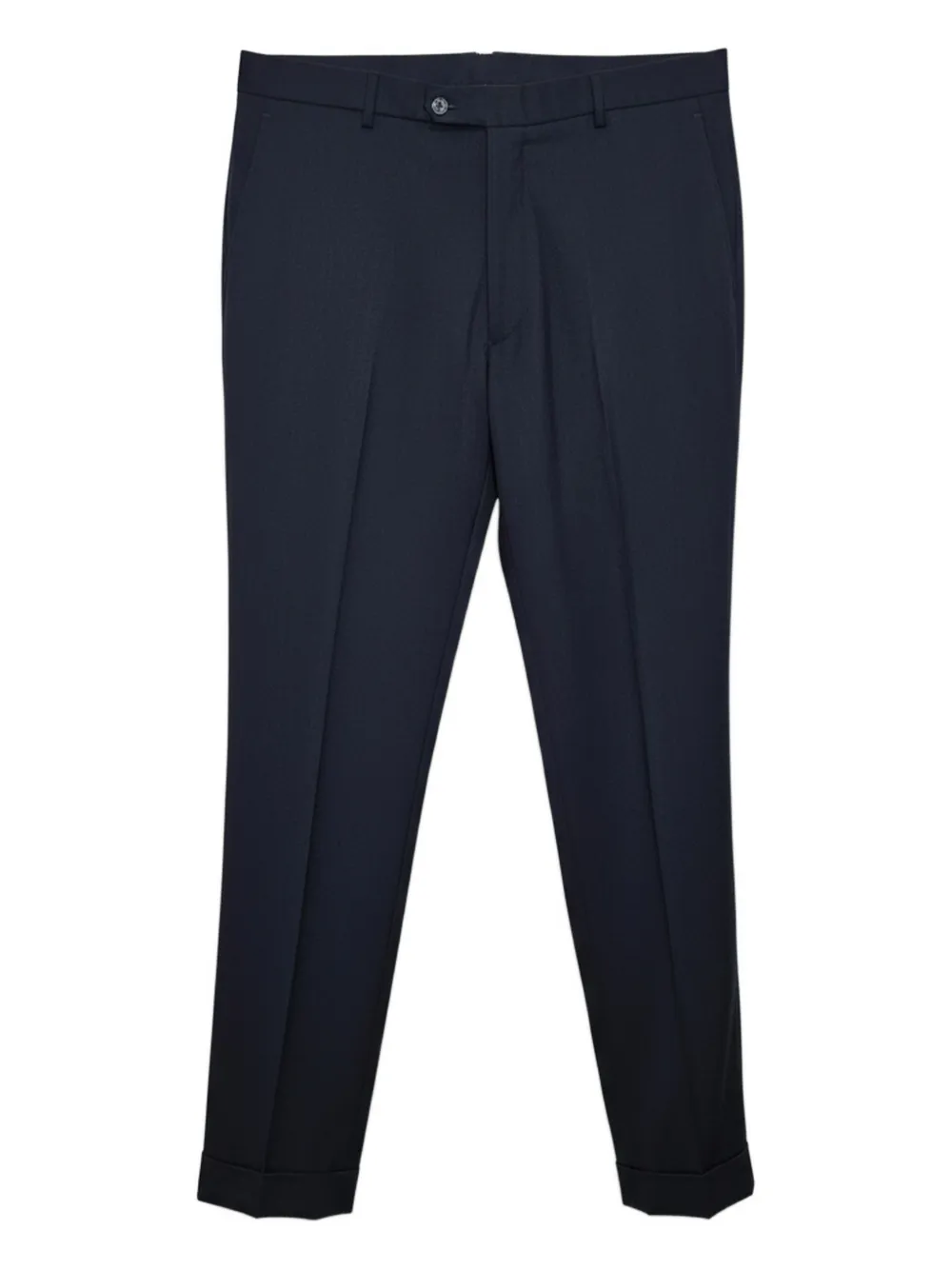 AccessXPrive flat-front wool trousers | Blue | Image 1