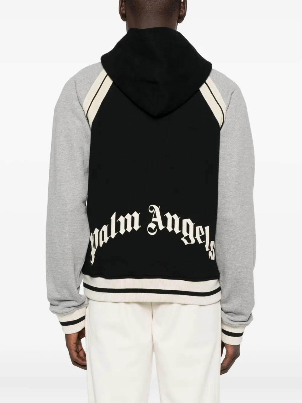 Palm Angels Honkbaljack met capuchon Zwart