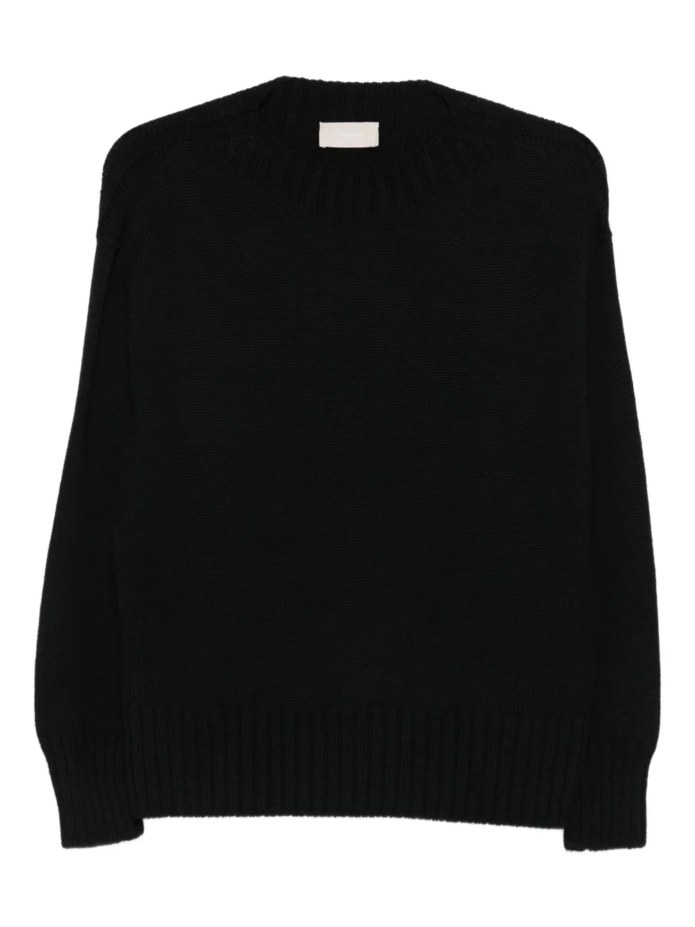 Drumohr round-neck wool sweater | Black | Image 1