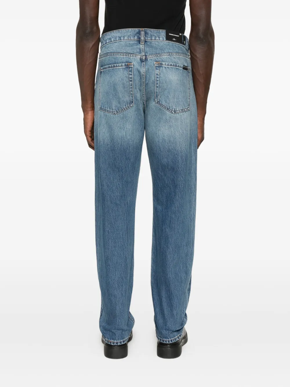 7 For All Mankind Modern straight jeans Blauw