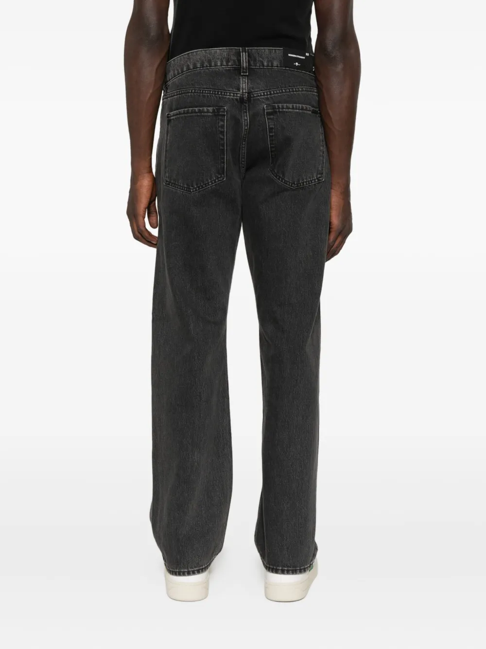 7 For All Mankind Modern straight jeans Zwart