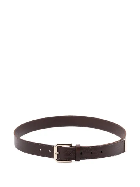 Brunello Cucinelli leather buckle belt