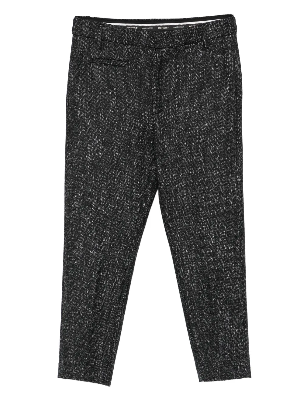 DONDUP Broek met metallic detail Zwart