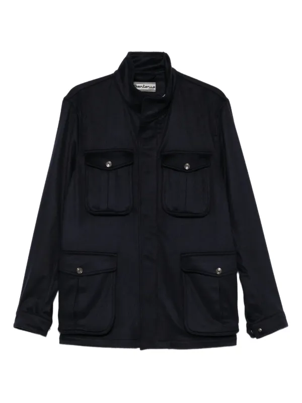 SARTORIO NAPOLI ハイネック ジャケット | ブルー | FARFETCH JP