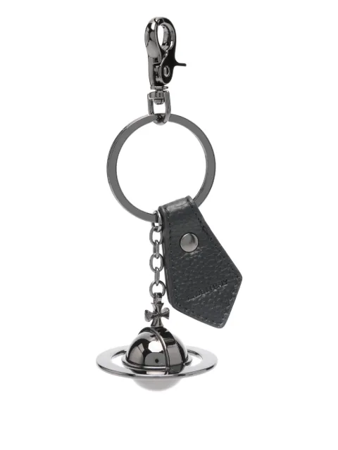 Vivienne Westwood orb leather keyring