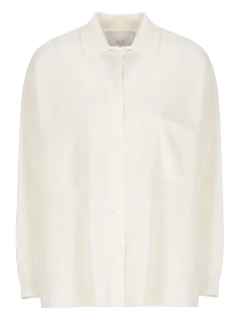 Vanisè chest-pocket knitted shirt