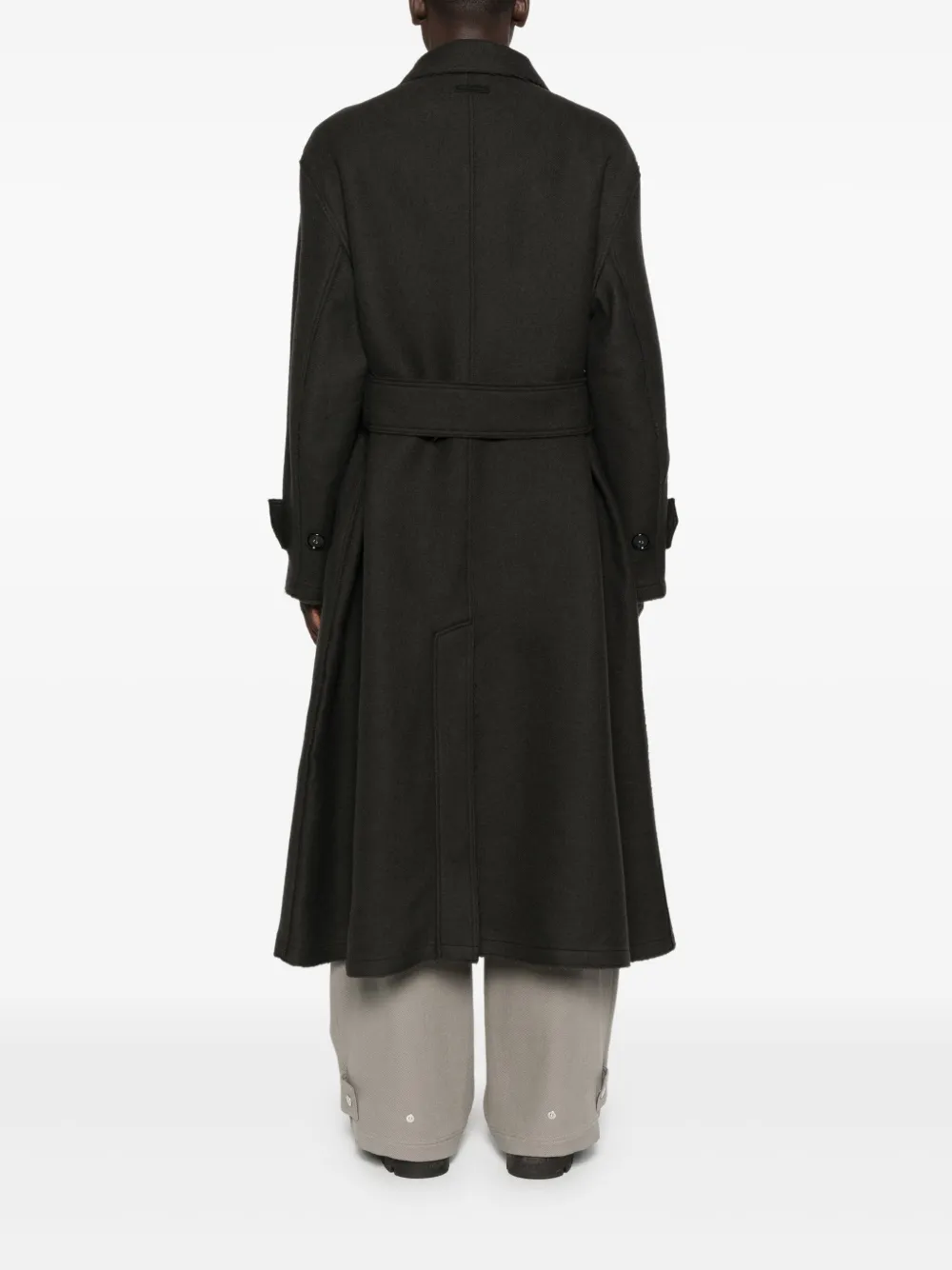 AMI Paris Jas met enkele rij knopen Grijs